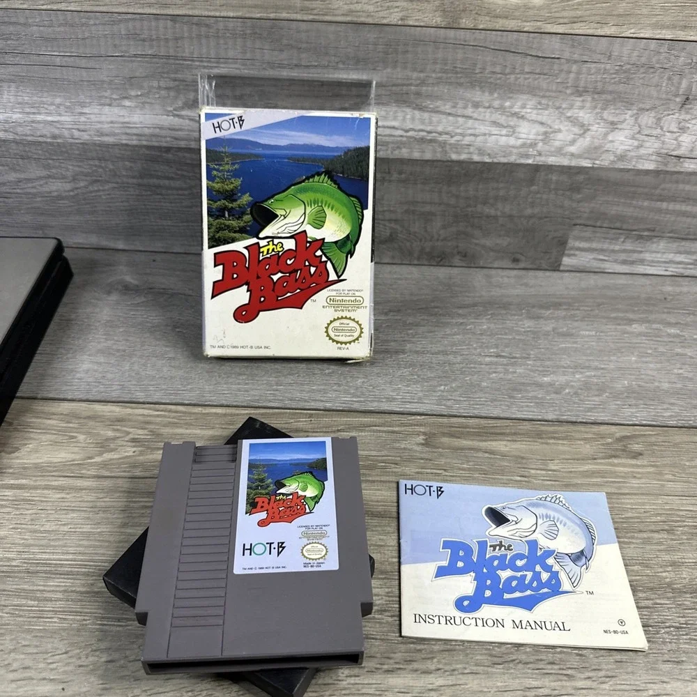 Black Bass (Nintendo Entertainment System,‎ 1989) CIB COMPLETE
